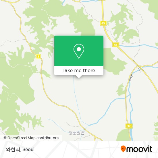 와현리 map