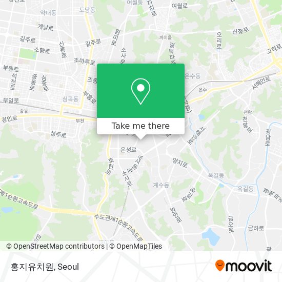 홍지유치원 map