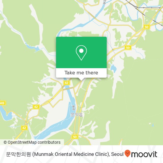 문막한의원 (Munmak Oriental Medicine Clinic) map