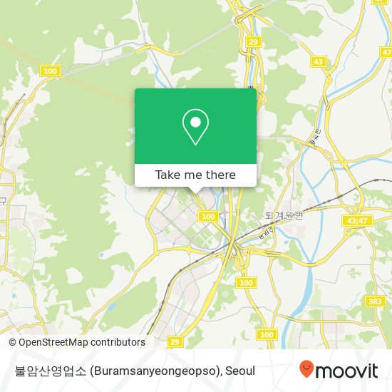불암산영업소 (Buramsanyeongeopso) map