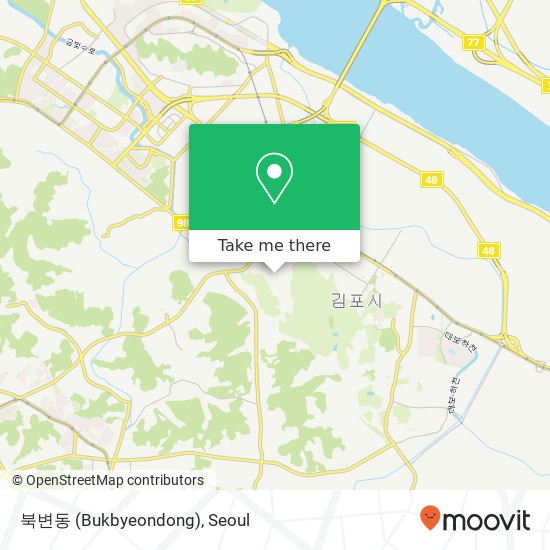 북변동 (Bukbyeondong) map