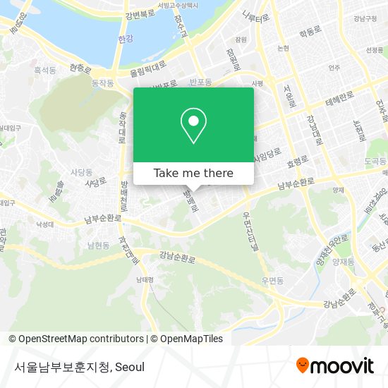 서울남부보훈지청 map