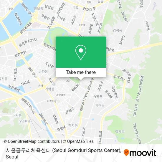 서울곰두리체육센터 (Seoul Gomduri Sports Center) map