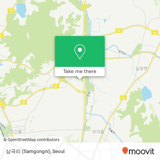 삼곡리 (Samgongni) map