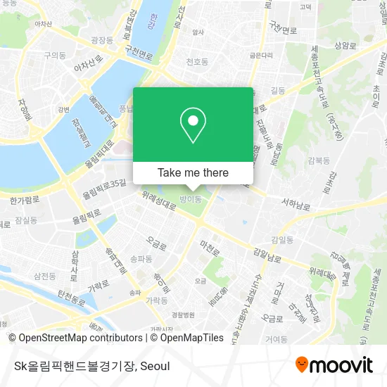 Sk올림픽핸드볼경기장 map