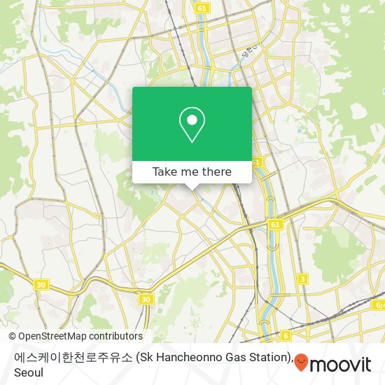 에스케이한천로주유소 (Sk Hancheonno Gas Station) map