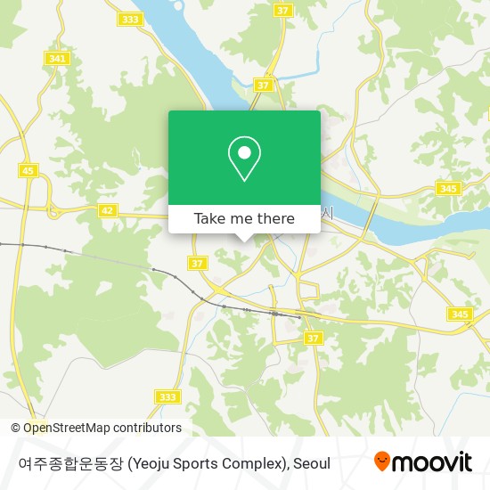 여주종합운동장 (Yeoju Sports Complex) map