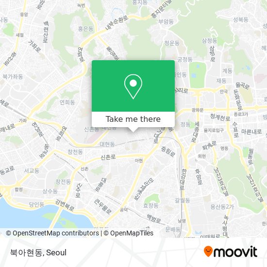 북아현동 map