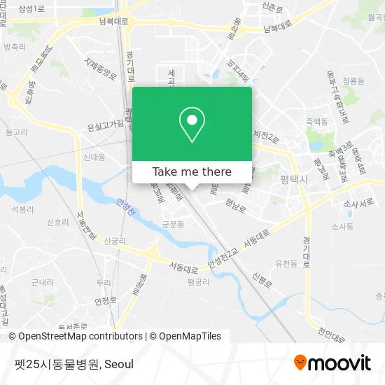 펫25시동물병원 map