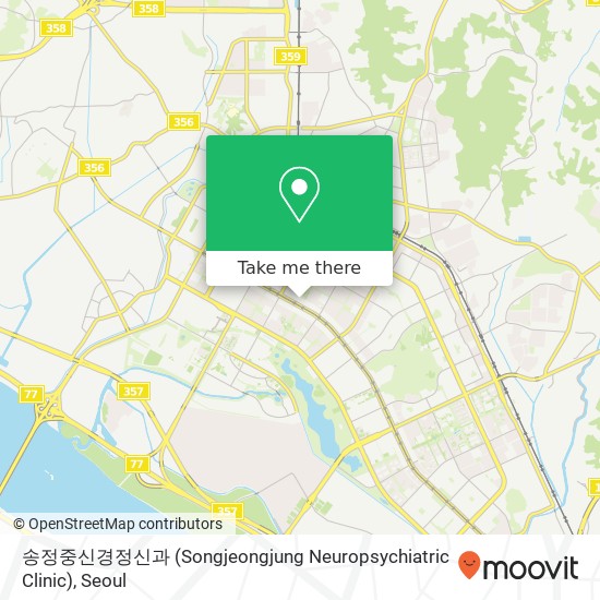 송정중신경정신과 (Songjeongjung Neuropsychiatric Clinic) map