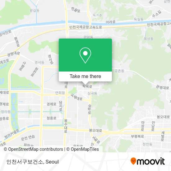 인천서구보건소 map