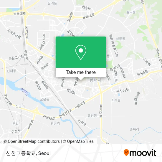 신한고등학교 map