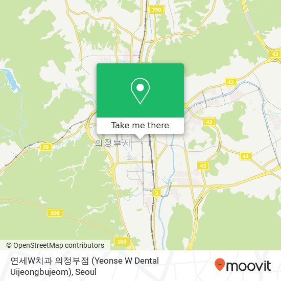 연세W치과 의정부점 (Yeonse W Dental Uijeongbujeom) map