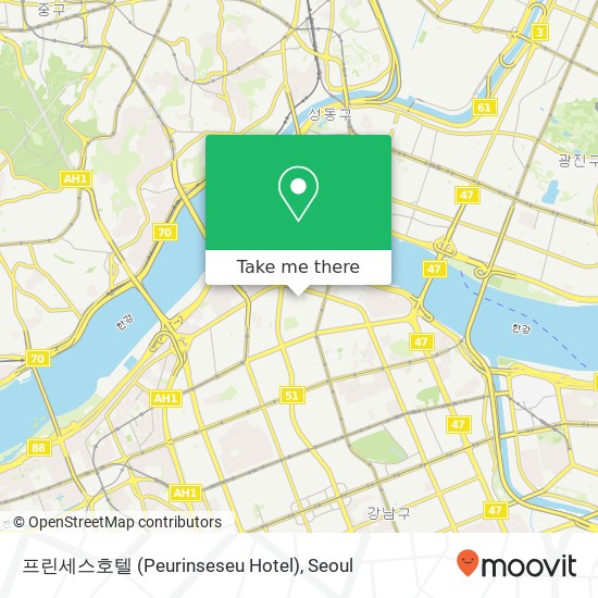 프린세스호텔 (Peurinseseu Hotel) map