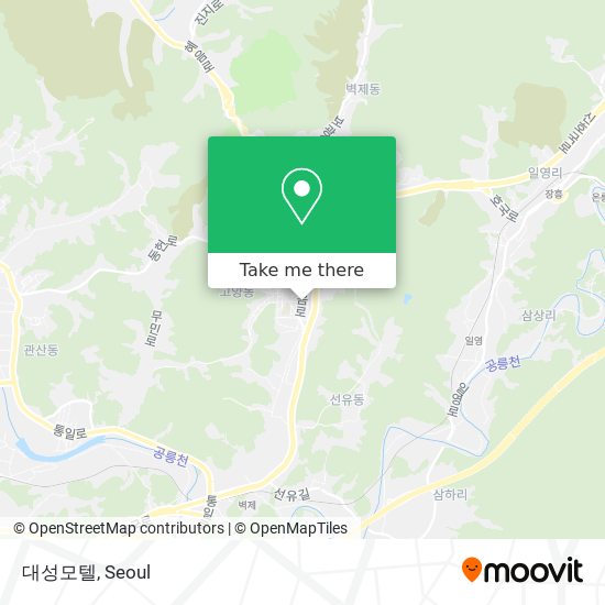 How to get to 대성모텔 (Daeseong Motel) in 고양시, 경기도 by Bus or Subway