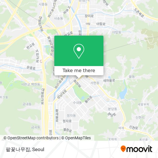 팥꽃나무집 map