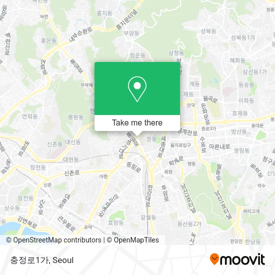 충정로1가 map