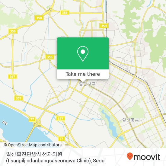 일산필진단방사선과의원 (Ilsanpiljindanbangsaseongwa Clinic) map