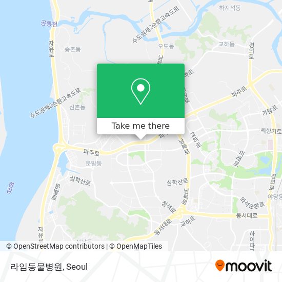 라임동물병원 map