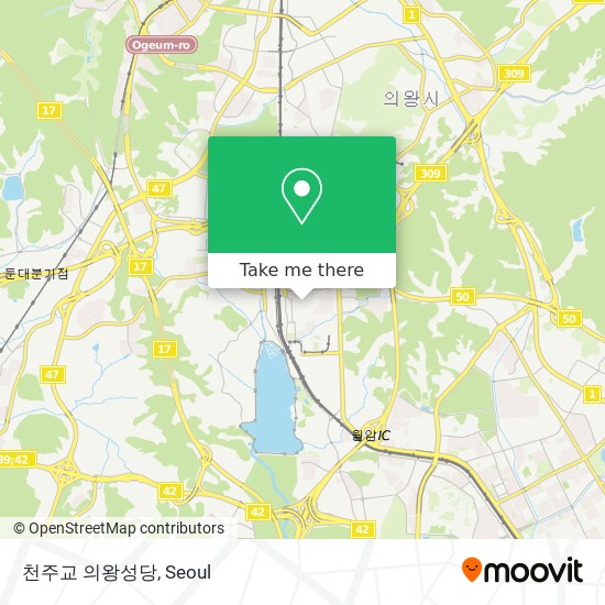 천주교 의왕성당 map