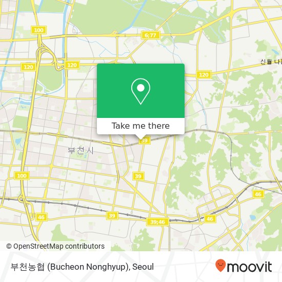 부천농협 (Bucheon Nonghyup) map