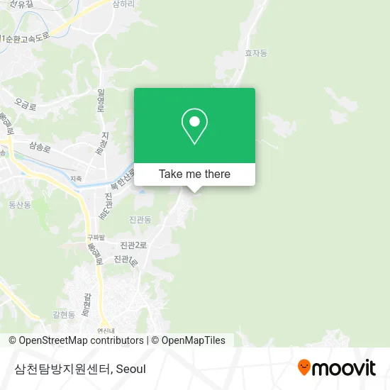 삼천탐방지원센터 map
