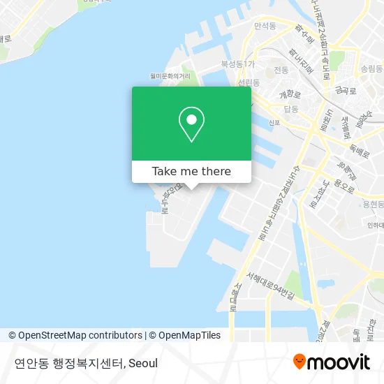연안동 행정복지센터 map