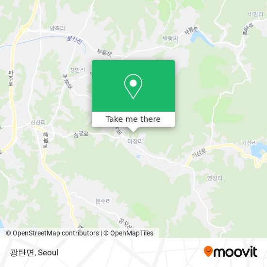 광탄면 map