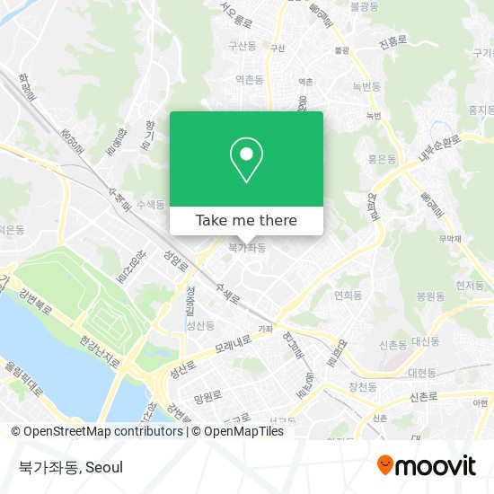 북가좌동 map