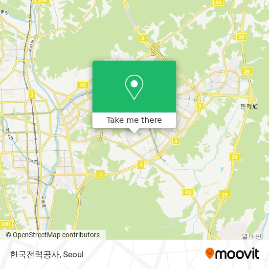 한국전력공사 map