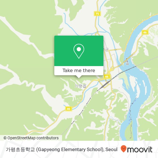 가평초등학교 (Gapyeong Elementary School) map