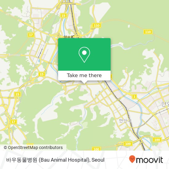 바우동물병원 (Bau Animal Hospital) map