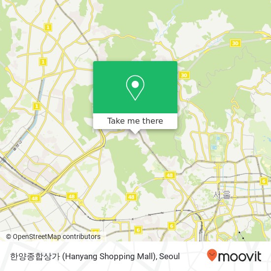 한양종합상가 (Hanyang Shopping Mall) map