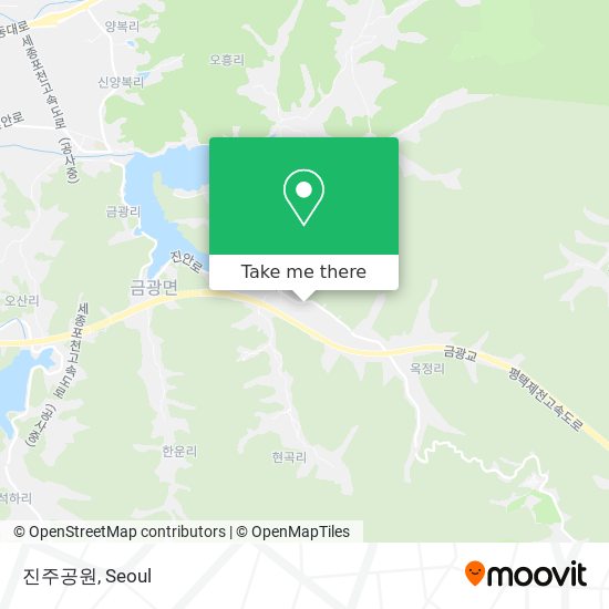진주공원 map