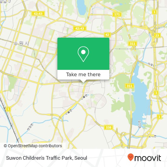 Suwon Children's Traffic Park map