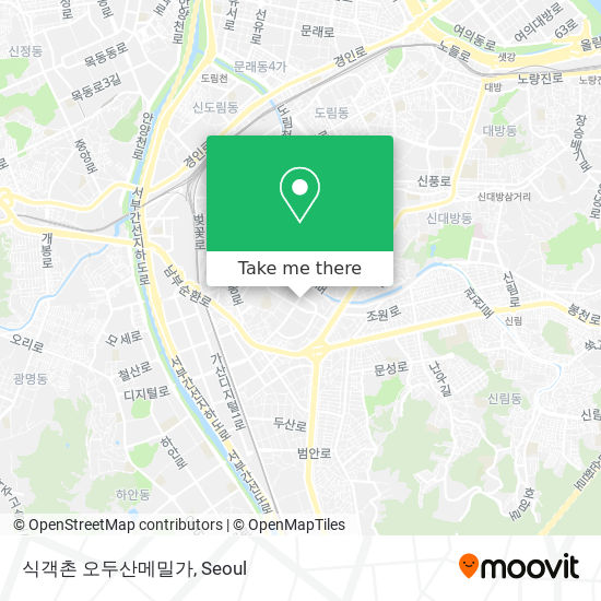 식객촌 오두산메밀가 map