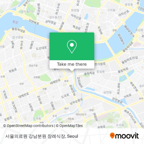 서울의료원 강남분원 장례식장 map