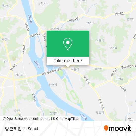 양촌리입구 map