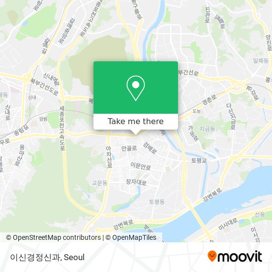 이신경정신과 map