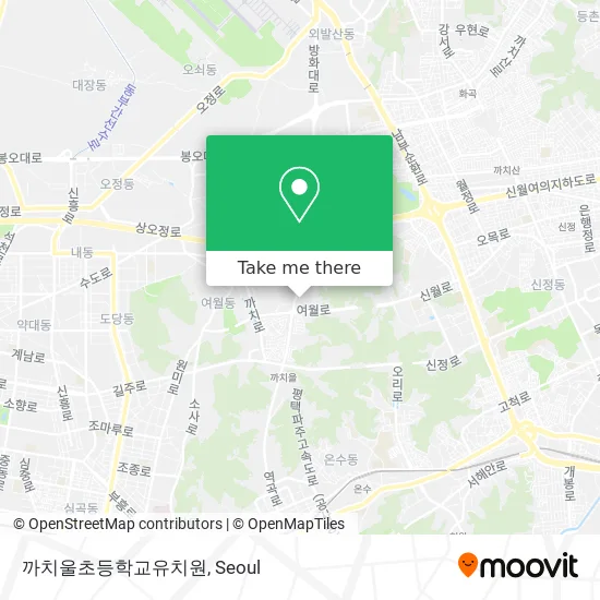 까치울초등학교유치원 map