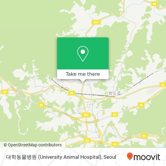 대학동물병원 (University Animal Hospital) map