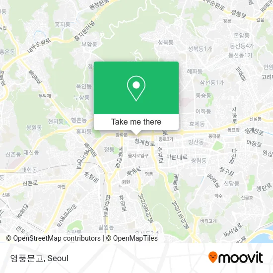 영풍문고 map