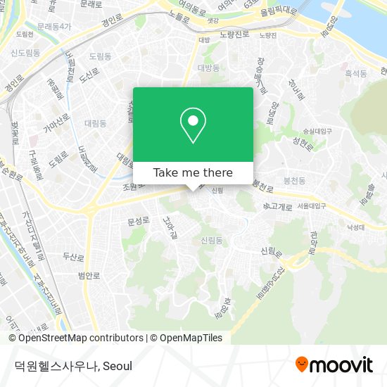 덕원헬스사우나 map