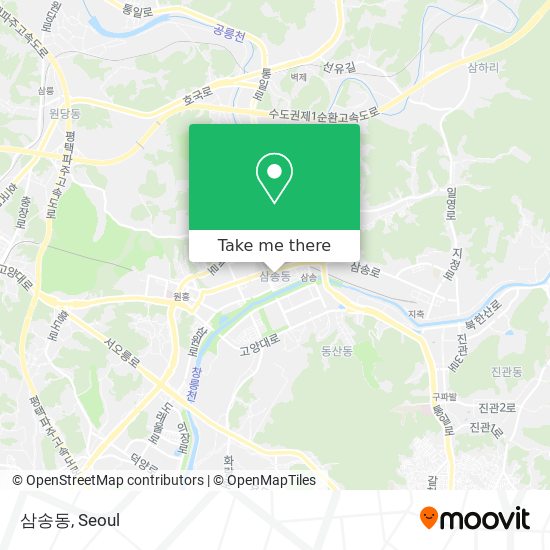 삼송동 map