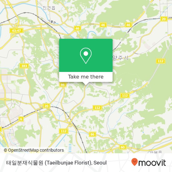 태일분재식물원 (Taeilbunjae Florist) map