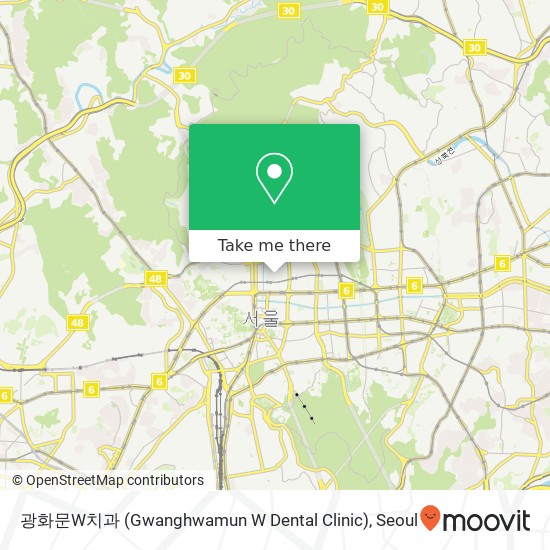 광화문W치과 (Gwanghwamun W Dental Clinic) map