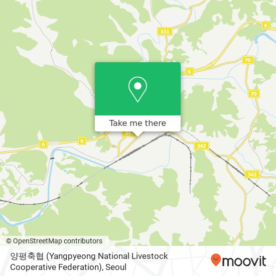 양평축협 (Yangpyeong National Livestock Cooperative Federation) map