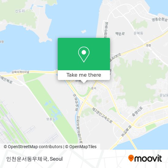 인천운서동우체국 map