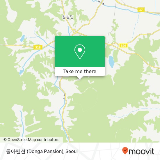 동아펜션 (Donga Pansion) map