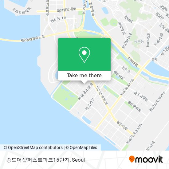 송도더샵퍼스트파크15단지 map